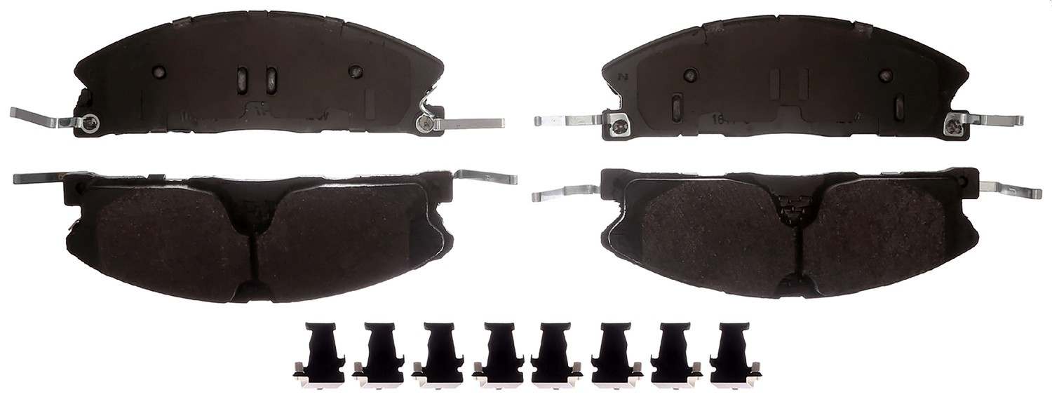 ACDELCO GOLD/PROFESSIONAL BRAKES - Enhanced Performance Police, Semi-Metallic - ADU - 17d1611amhpvf1