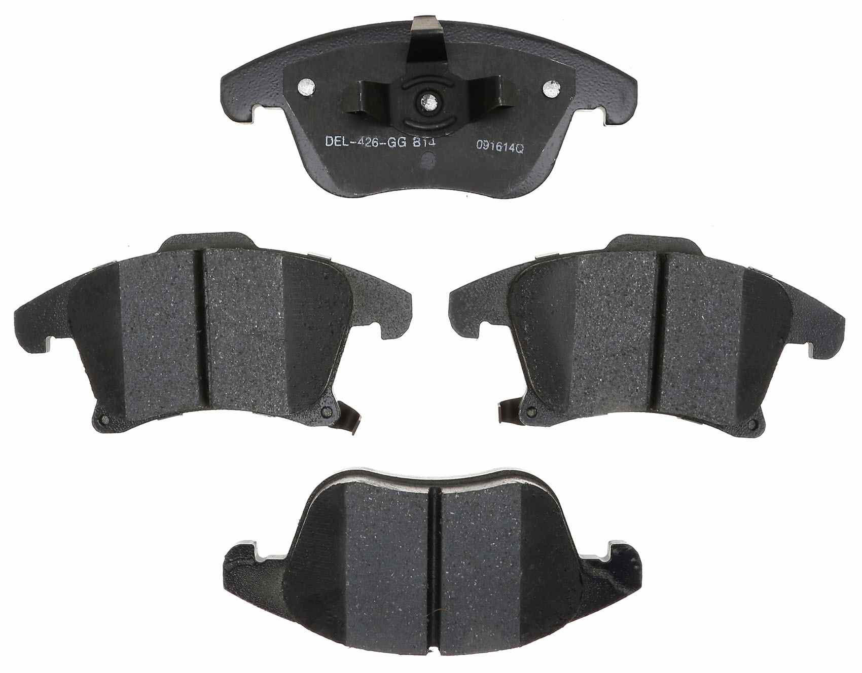 ACDELCO GOLD/PROFESSIONAL BRAKES - Ceramic Disc Brake Pad - ADU - 17d1653c