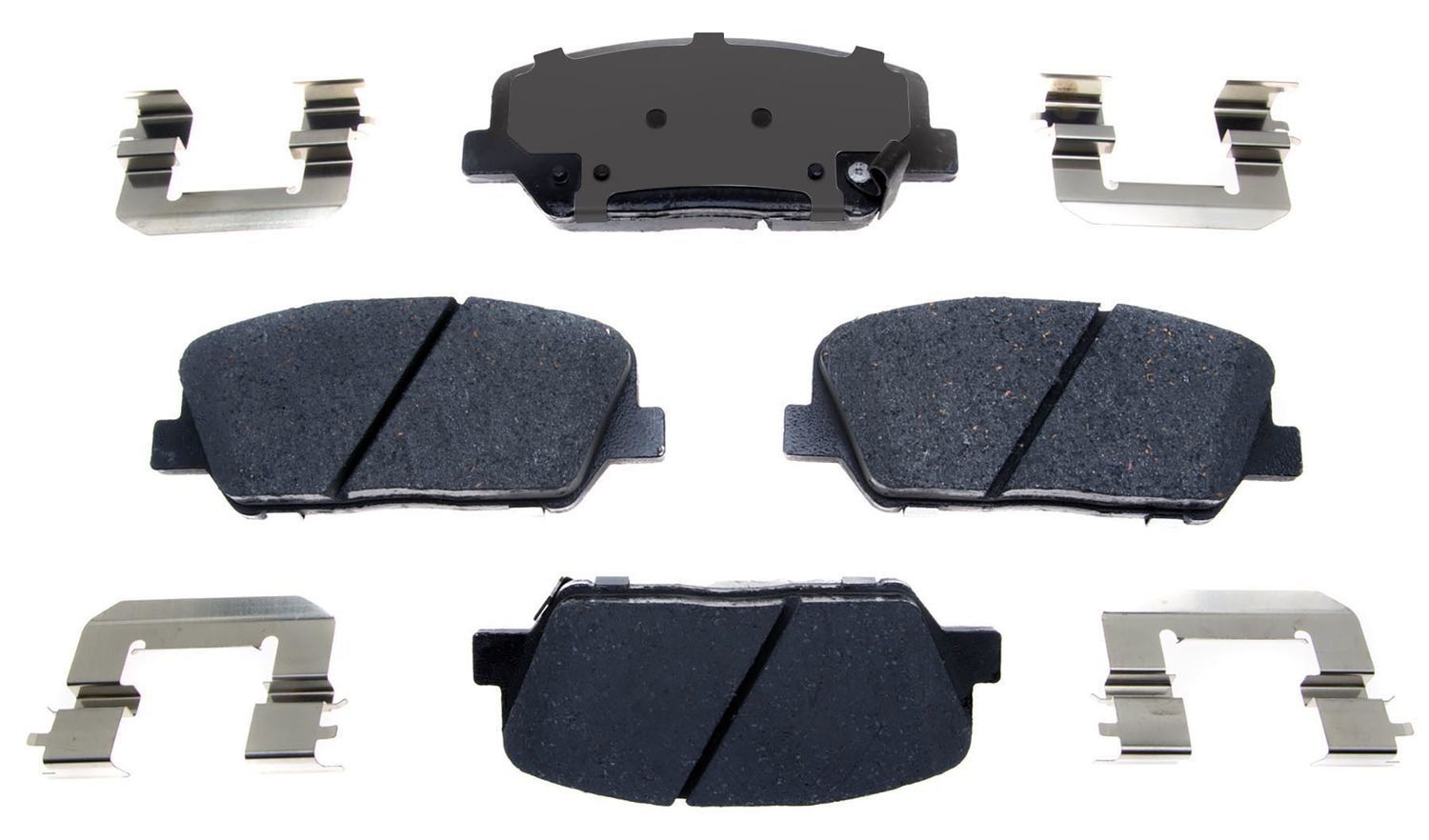 ACDELCO GOLD/PROFESSIONAL BRAKES - Ceramic Disc Brake Pad (Front) - ADU 17D1675CH