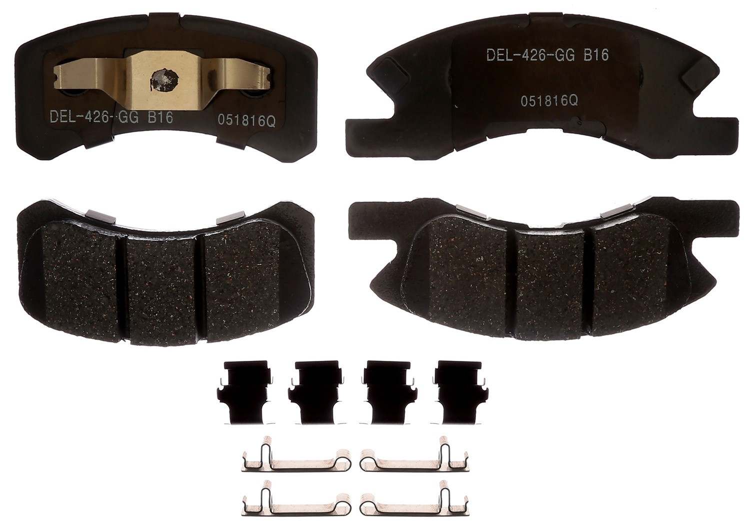 ACDELCO GOLD/PROFESSIONAL BRAKES - Ceramic Disc Brake Pad - ADU - 17d1731ch