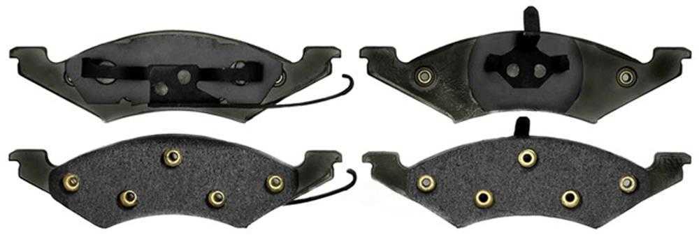 ACDELCO GOLD/PROFESSIONAL BRAKES - Organic Disc Brake Pad - ADU - 17d257