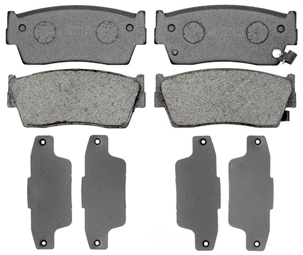 ACDELCO GOLD/PROFESSIONAL BRAKES - Organic Disc Brake Pad - ADU - 17d418