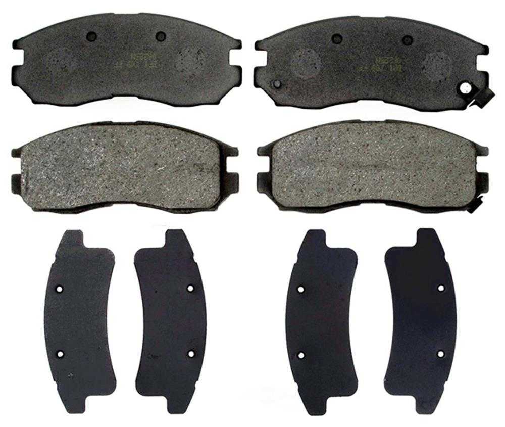 ACDELCO GOLD/PROFESSIONAL BRAKES - Organic Disc Brake Pad - ADU - 17d484