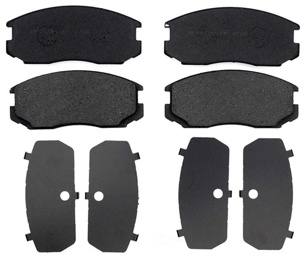 ACDELCO GOLD/PROFESSIONAL BRAKES - Organic Disc Brake Pad - ADU - 17d602