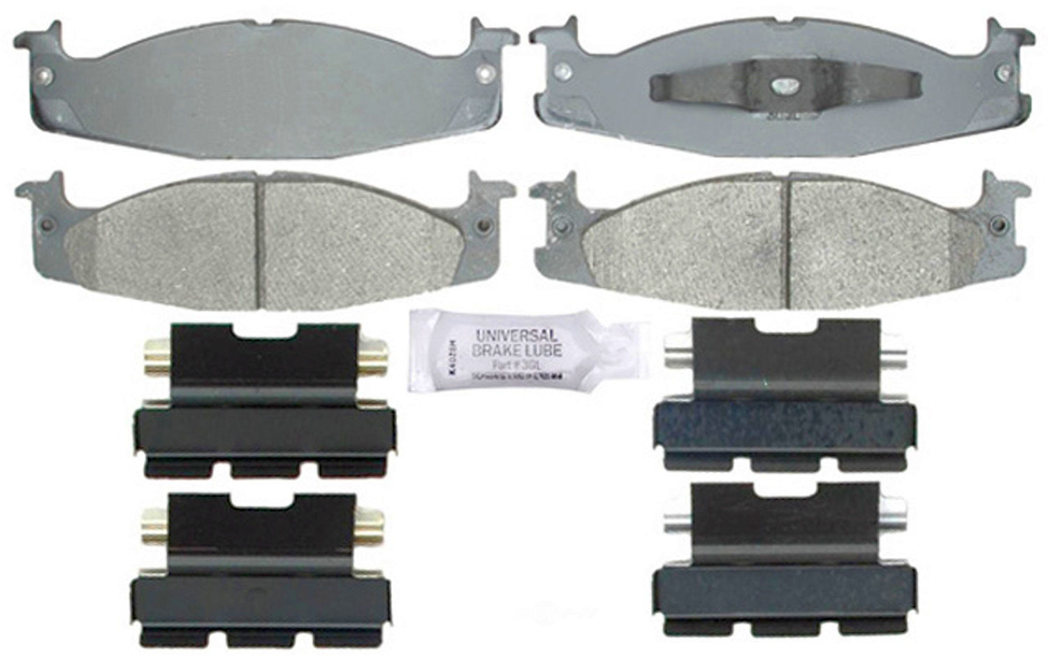 ACDELCO GOLD/PROFESSIONAL BRAKES - Performance, Semi-Metallic - ADU - 17d632mx