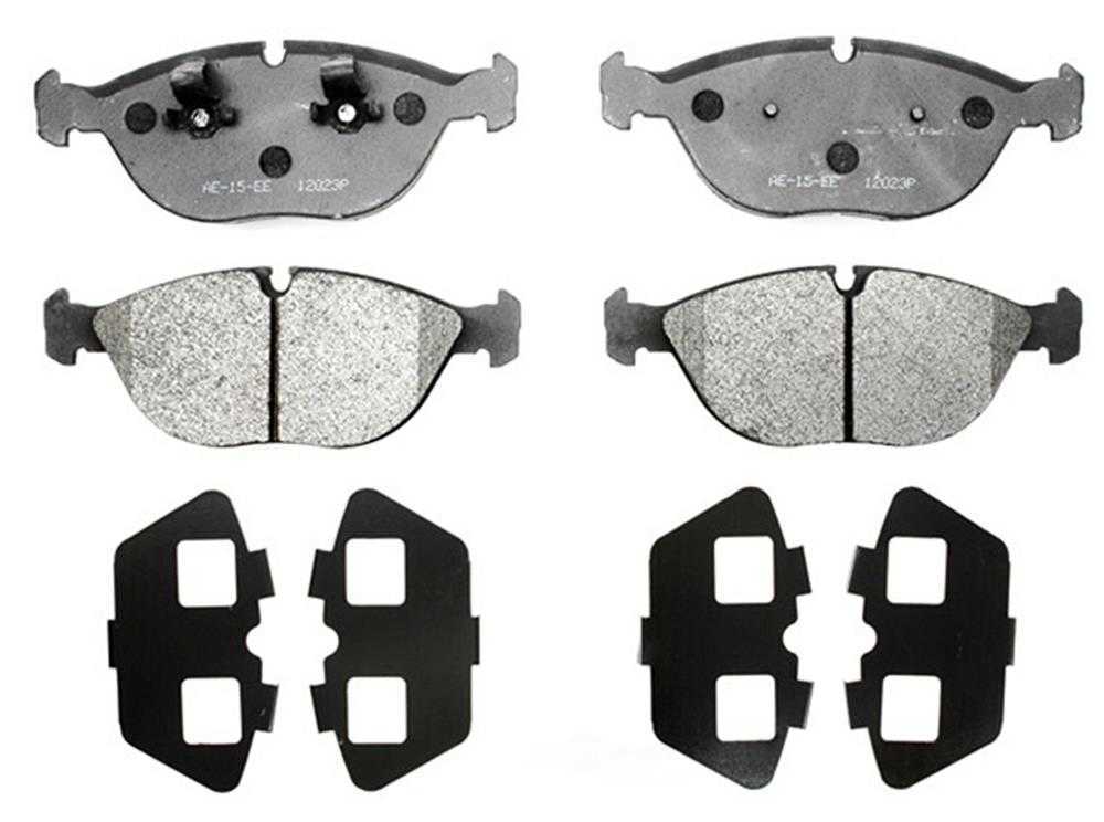 ACDELCO GOLD/PROFESSIONAL BRAKES - Semi-Metallic - ADU - 17d682m