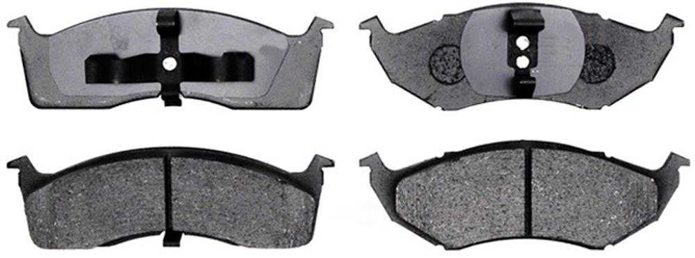 ACDELCO GOLD/PROFESSIONAL BRAKES - Organic Disc Brake Pad - ADU - 17d730