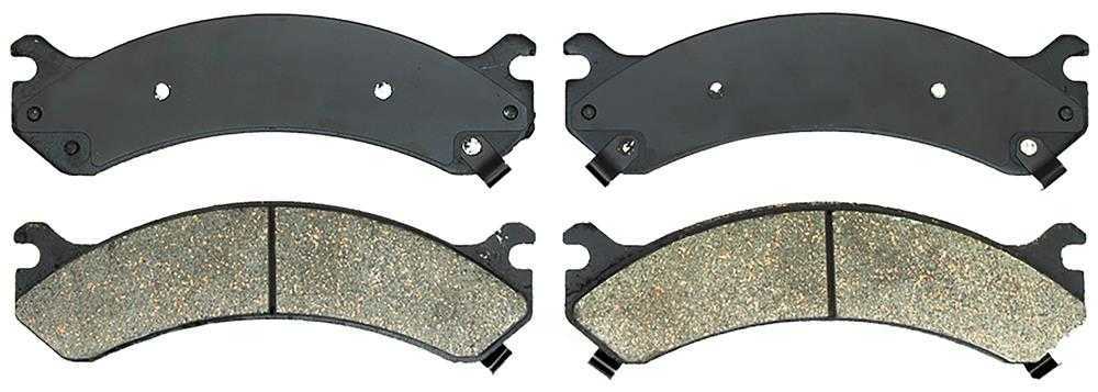 ACDELCO GOLD/PROFESSIONAL BRAKES - Fleet, Semi-Metallic - ADU - 17d784mhsv