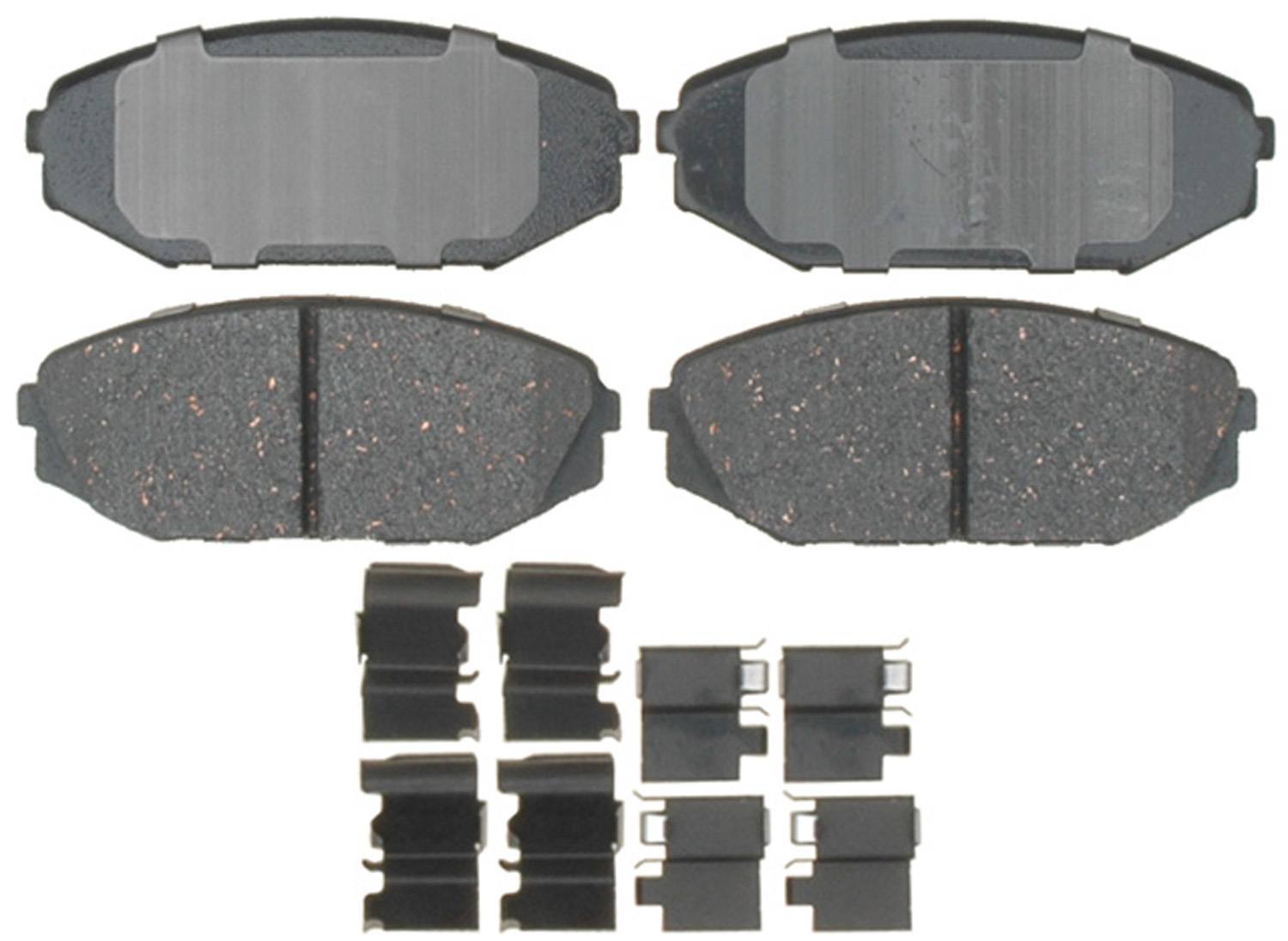 ACDELCO GOLD/PROFESSIONAL BRAKES - Ceramic Disc Brake Pad - ADU - 17d793ch