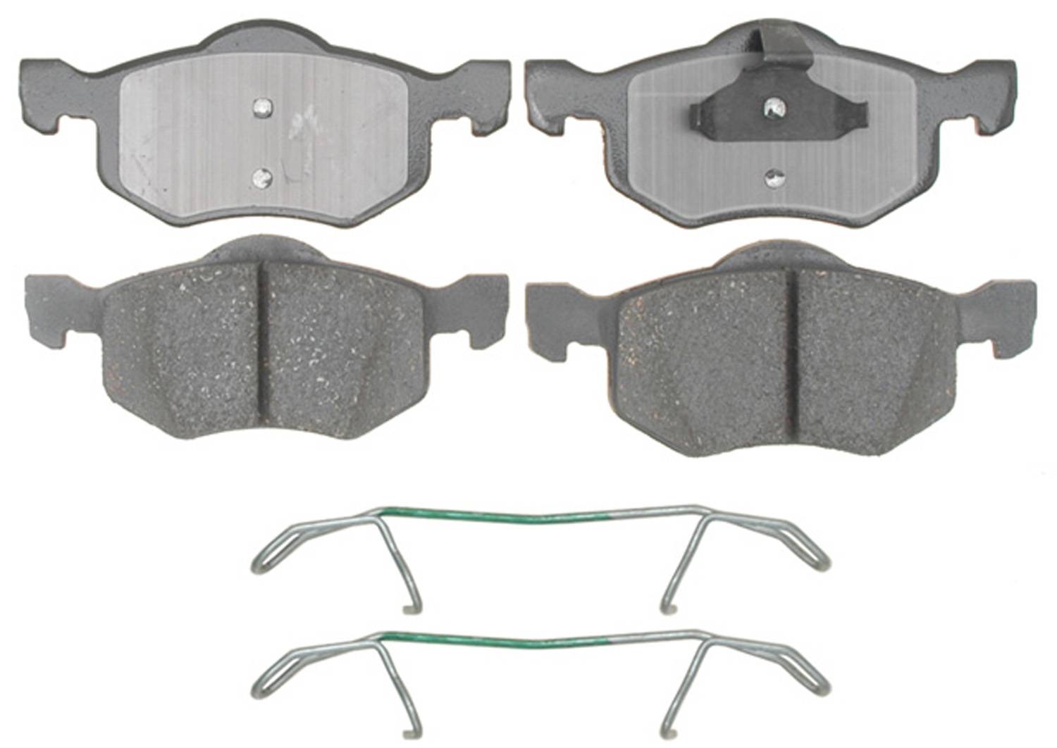 ACDELCO GOLD/PROFESSIONAL BRAKES - Ceramic Disc Brake Pad - ADU - 17d843ch