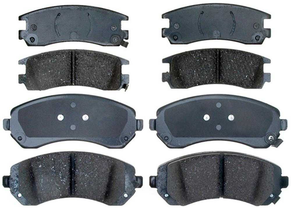 ACDELCO GOLD/PROFESSIONAL BRAKES - Ceramic Disc Brake Pad - ADU - 17d844sk