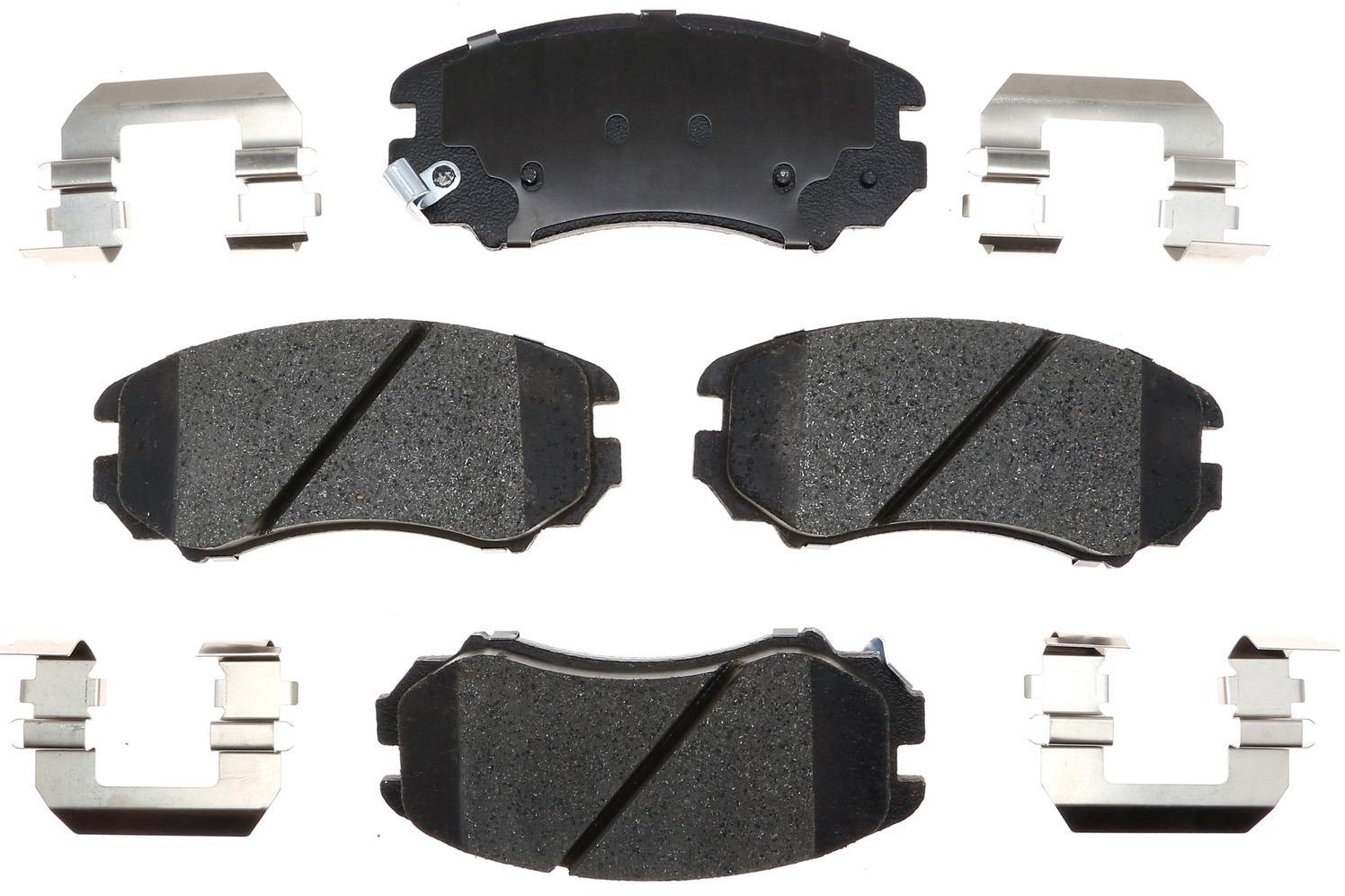ACDELCO GOLD/PROFESSIONAL BRAKES - Ceramic Disc Brake Pad (Front) - ADU 17D924CH