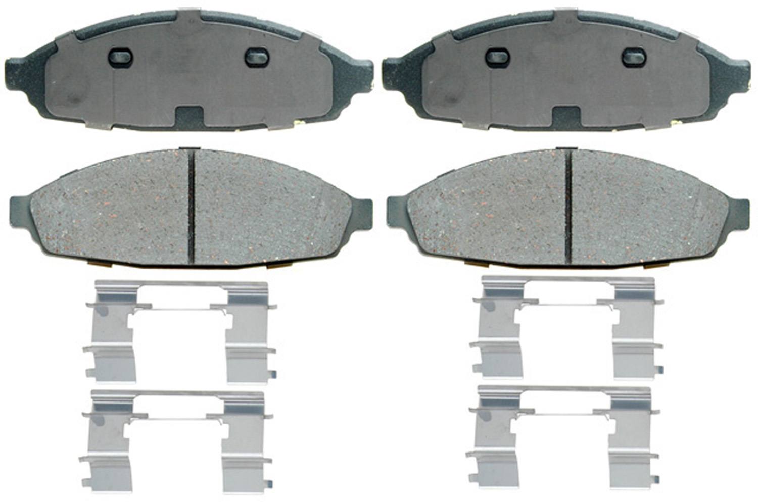 ACDELCO GOLD/PROFESSIONAL BRAKES - Ceramic Disc Brake Pad - ADU - 17d931ch