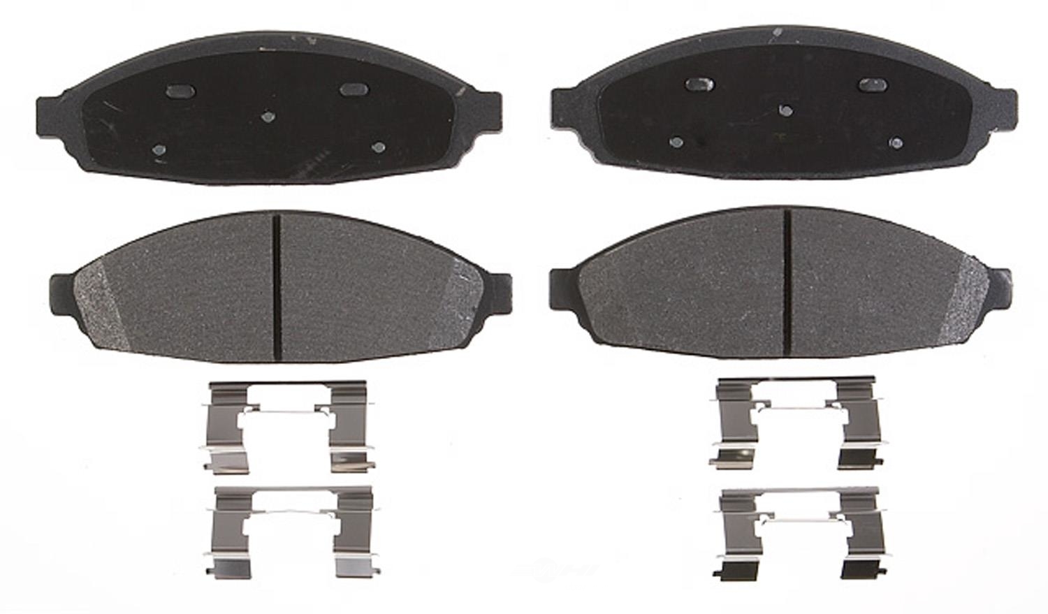 ACDELCO GOLD/PROFESSIONAL BRAKES - Semi-Metallic - ADU - 17d931mh