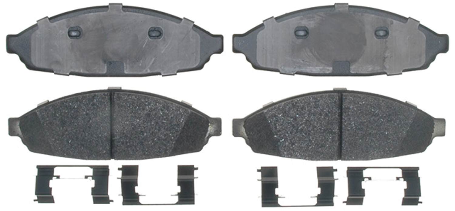 ACDELCO SPECIALTY - Police Semi-Metallic Disc Brake Pad - DCE - 17d931mhpv
