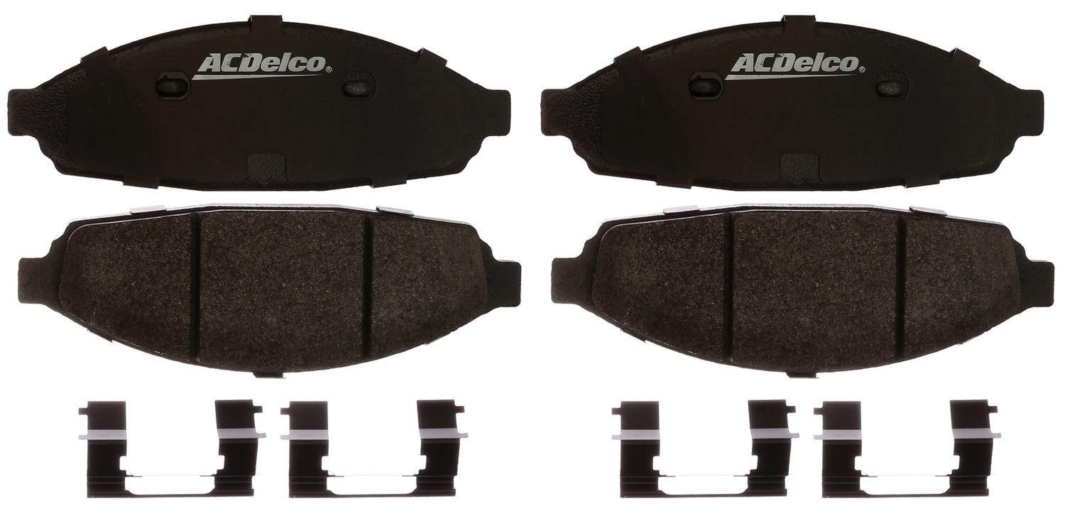 ACDELCO GOLD/PROFESSIONAL BRAKES - Enhanced Performance Police, Semi-Metallic - ADU - 17d931mhpvf1