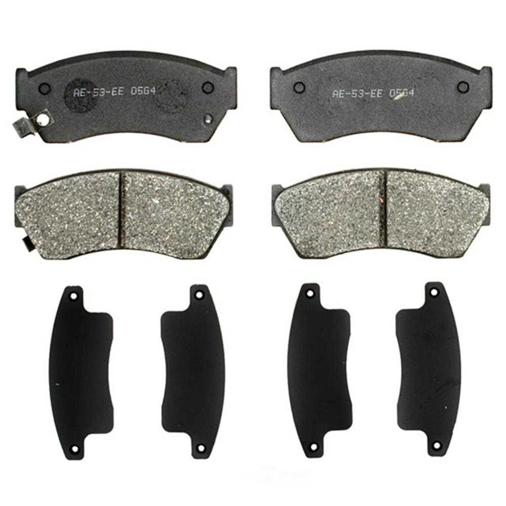 ACDELCO GOLD/PROFESSIONAL BRAKES - Semi-Metallic - ADU - 17d451m