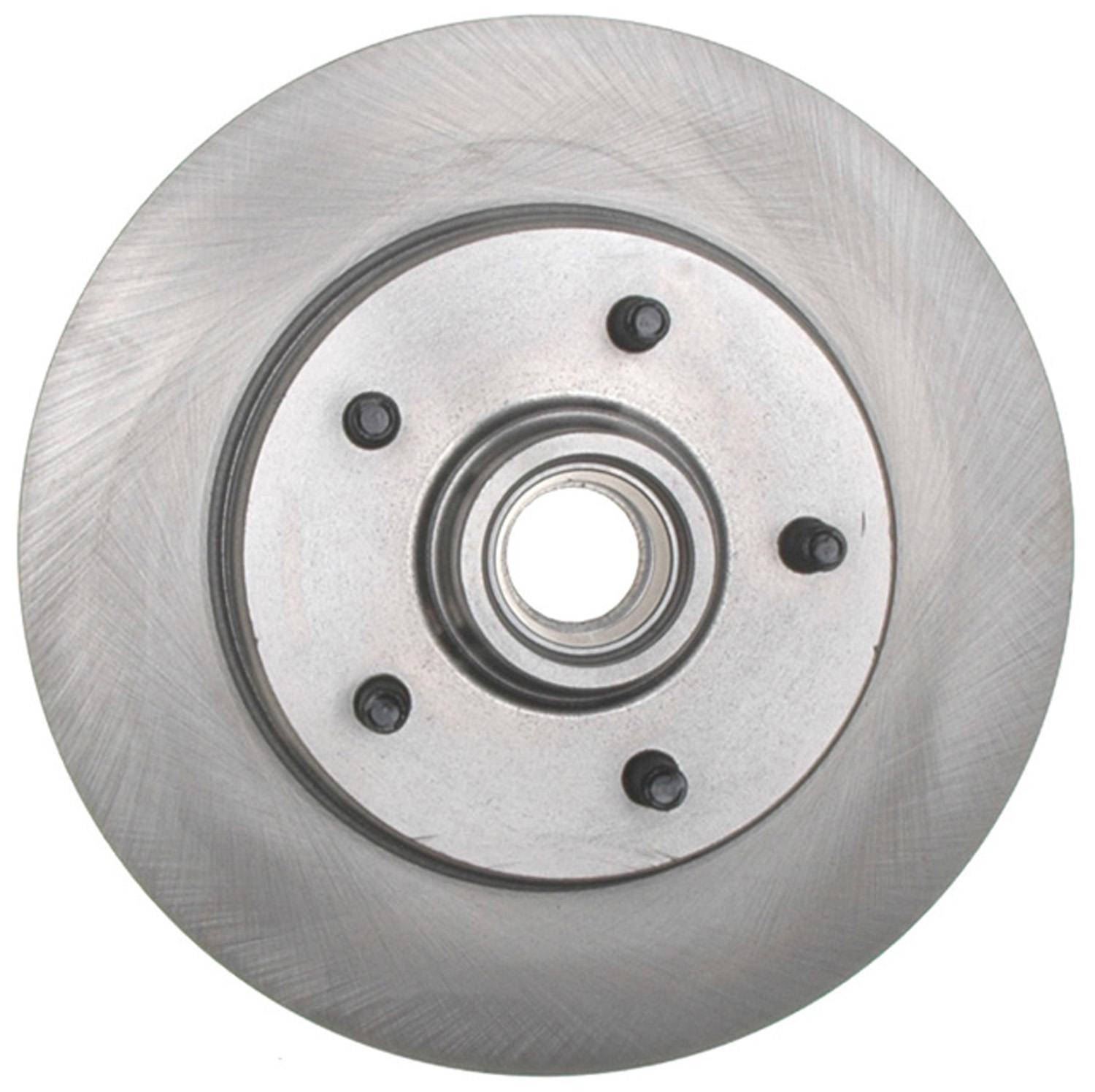 ACDELCO SILVER/ADVANTAGE - Non-Coated Disc Brake Rotor & Hub Assembly (Front) - DCD 18A417A