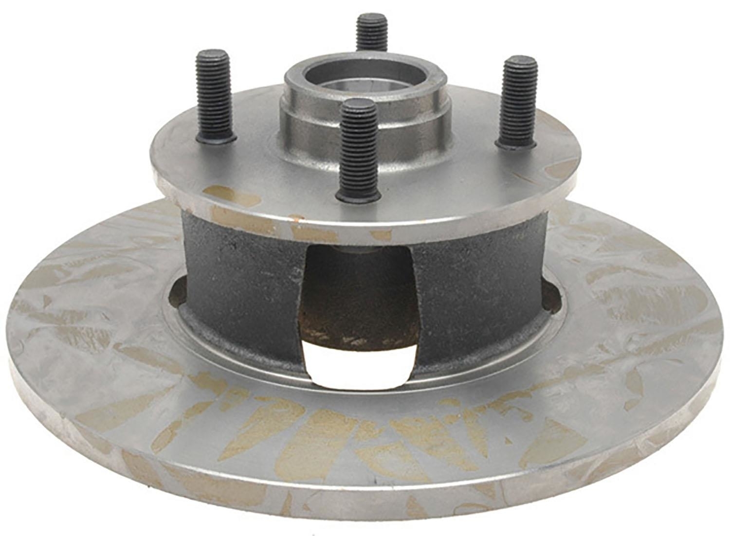 ACDELCO SILVER/ADVANTAGE - Non-Coated Disc Brake Rotor & Hub Assembly - DCD 18A27A