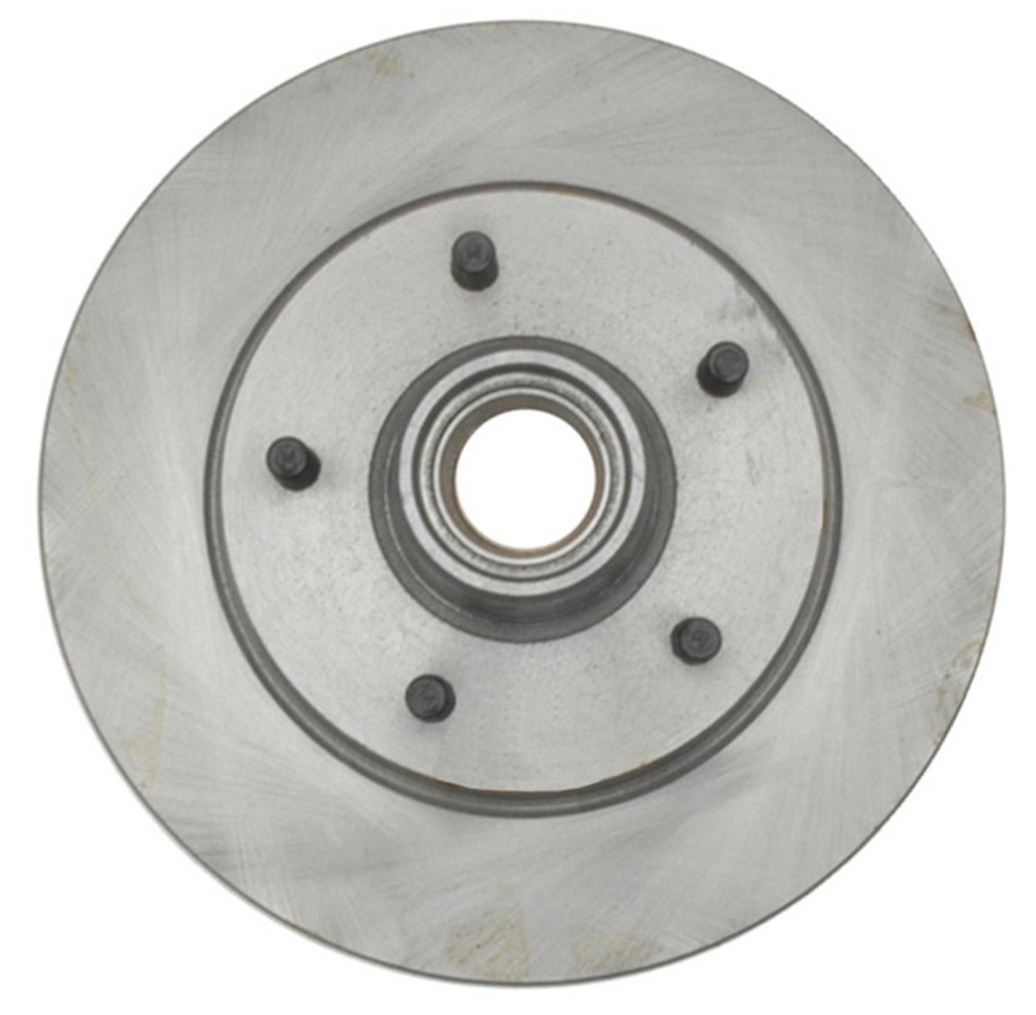 ACDELCO SILVER/ADVANTAGE - Non-Coated Disc Brake Rotor & Hub Assembly (Front) - DCD 18A87A