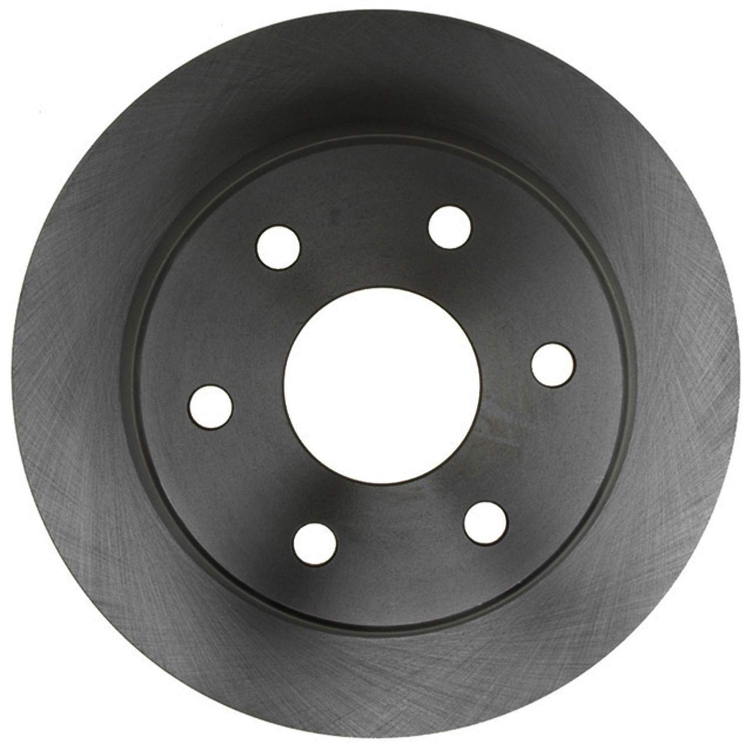 ACDELCO SILVER/ADVANTAGE - Non-Coated Disc Brake Rotor (Rear) - DCD 18A907A