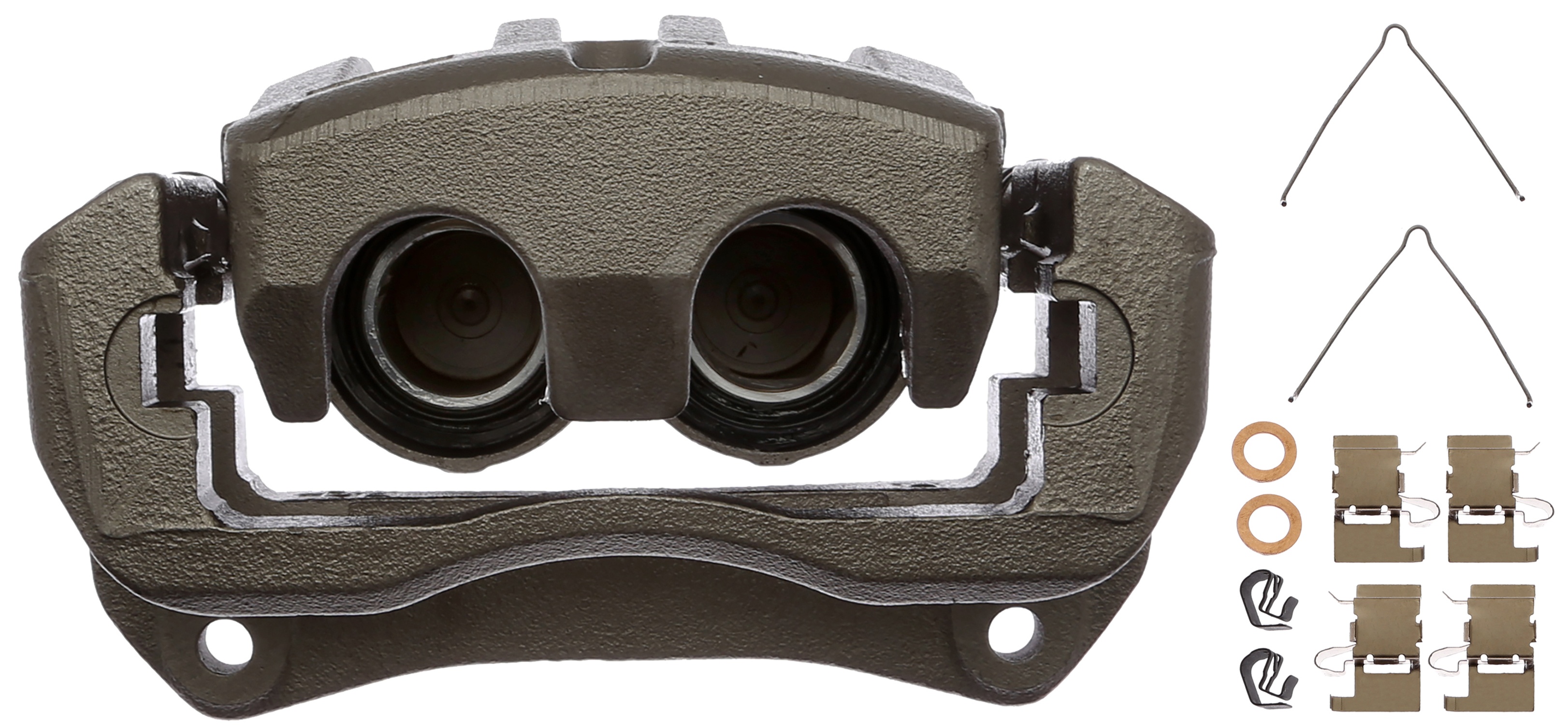 ACDELCO GOLD/PROFESSIONAL BRAKES - Reman Friction Ready Non-Coated Disc Brake Caliper - ADU - 18fr11974
