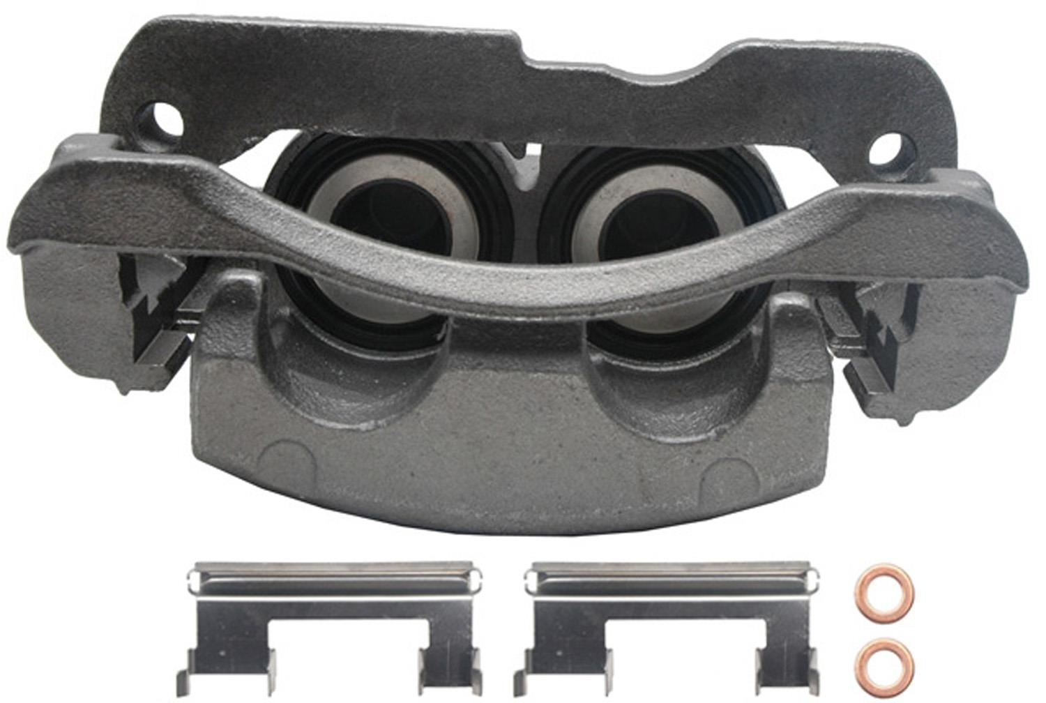 ACDELCO GOLD/PROFESSIONAL BRAKES - Reman Friction Ready Non-Coated Disc Brake Caliper (Rear Left) - ADU 18FR1378