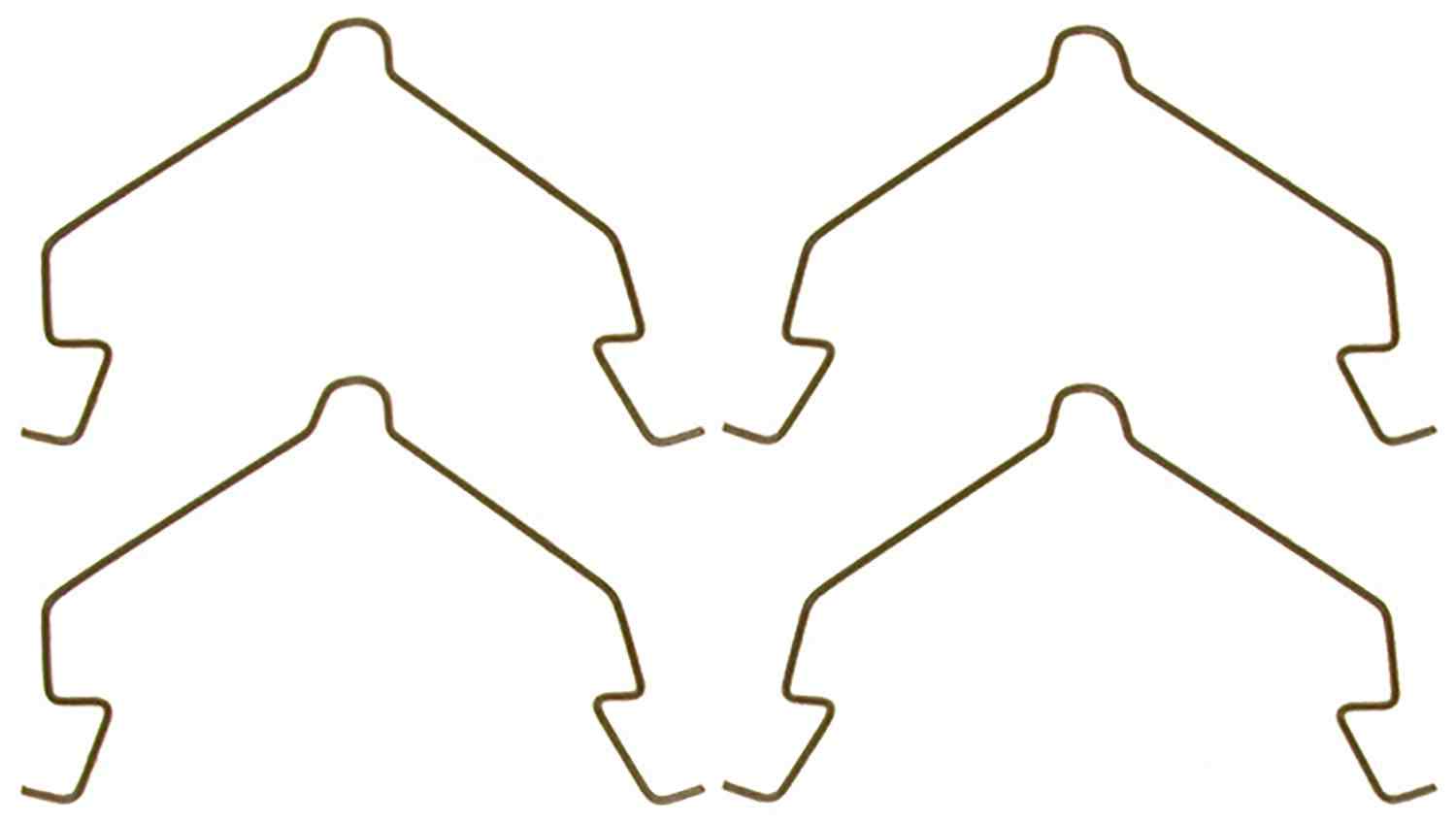 ACDELCO GOLD/PROFESSIONAL BRAKES - Disc Brake Pad Drag Reduction Clip - ADU - 18k1050ss