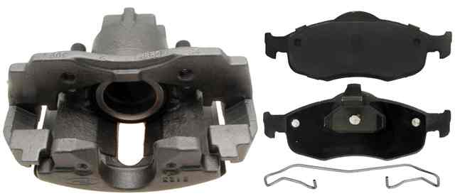 ACDELCO GOLD/PROFESSIONAL BRAKES - Reman Non-Coated Loaded Disc Brake Caliper w/Semi-Metallic Pads - ADU - 18r1151