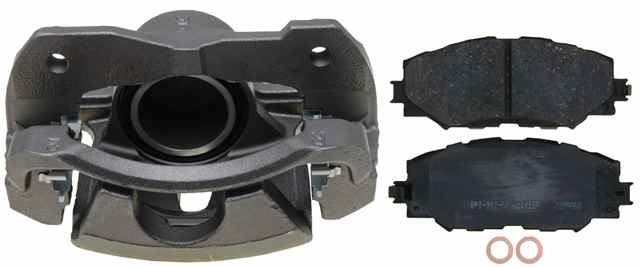 ACDELCO GOLD/PROFESSIONAL BRAKES - Reman Non-Coated Loaded Disc Brake Caliper w/Ceramic Pads - ADU - 18r12300