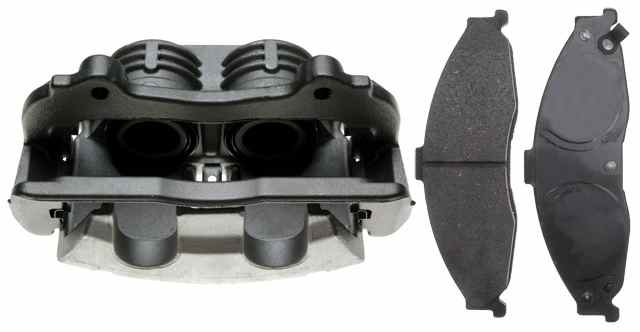 ACDELCO GOLD/PROFESSIONAL BRAKES - Reman Non-Coated Loaded Disc Brake Caliper w/Ceramic Pads - ADU - 18r1583
