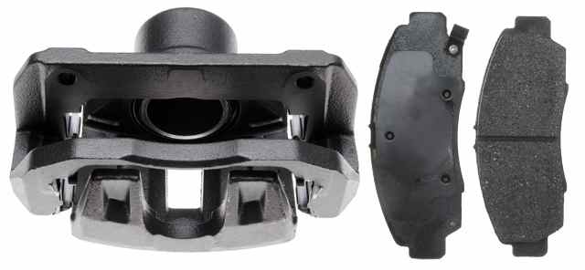 ACDELCO GOLD/PROFESSIONAL BRAKES - Reman Non-Coated Loaded Disc Brake Caliper w/Semi-Metallic Pads - ADU - 18r1844