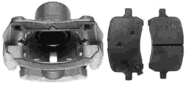 ACDELCO GOLD/PROFESSIONAL BRAKES - Reman Non-Coated Loaded Disc Brake Caliper w/Ceramic Pads - ADU - 18r2212