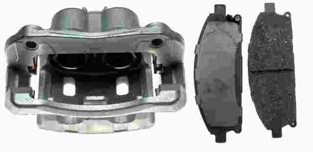 ACDELCO GOLD/PROFESSIONAL BRAKES - Reman Non-Coated Loaded Disc Brake Caliper w/Ceramic Pads - ADU - 18r2370