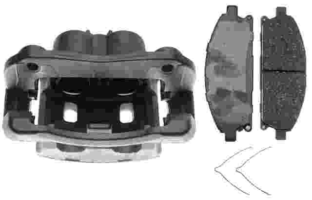 ACDELCO GOLD/PROFESSIONAL BRAKES - Reman Non-Coated Loaded Disc Brake Caliper w/Ceramic Pads - ADU - 18r2371