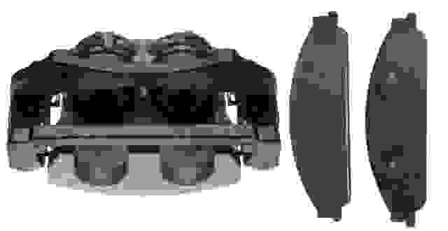 ACDELCO GOLD/PROFESSIONAL BRAKES - Reman Non-Coated Loaded Disc Brake Caliper w/Ceramic Pads - ADU - 18r2410