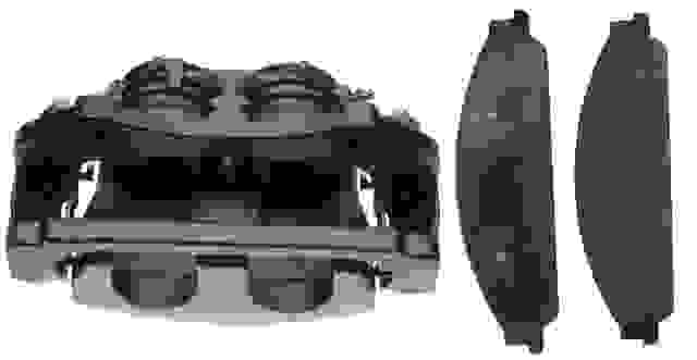 ACDELCO GOLD/PROFESSIONAL BRAKES - Reman Non-Coated Loaded Disc Brake Caliper w/Ceramic Pads - ADU - 18r2411