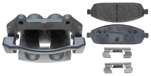 ACDELCO GOLD/PROFESSIONAL BRAKES - Reman Non-Coated Loaded Disc Brake Caliper w/Ceramic Pads - ADU - 18r2510