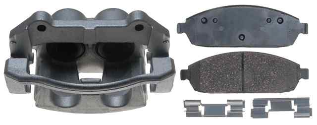 ACDELCO GOLD/PROFESSIONAL BRAKES - Reman Non-Coated Loaded Disc Brake Caliper w/Ceramic Pads - ADU - 18r2511