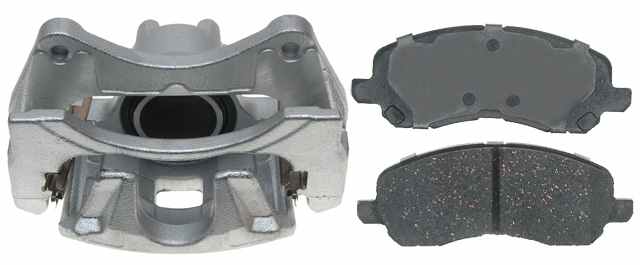 ACDELCO GOLD/PROFESSIONAL BRAKES - Reman Non-Coated Loaded Disc Brake Caliper w/Ceramic Pads - ADU - 18r2611