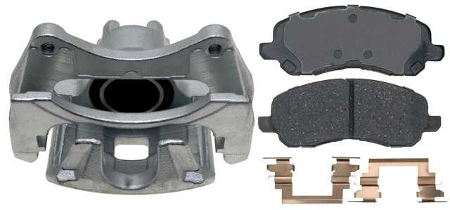 ACDELCO GOLD/PROFESSIONAL BRAKES - Reman Non-Coated Loaded Disc Brake Caliper w/Ceramic Pads - ADU - 18r2612
