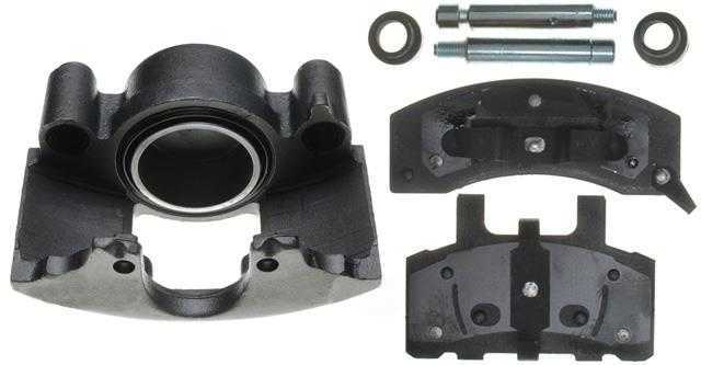 ACDELCO GOLD/PROFESSIONAL BRAKES - Reman Non-Coated Loaded Disc Brake Caliper w/Semi-Metallic Pads - ADU - 18r742
