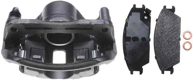 ACDELCO GOLD/PROFESSIONAL BRAKES - Reman Non-Coated Loaded Disc Brake Caliper w/Semi-Metallic Pads - ADU - 18r863