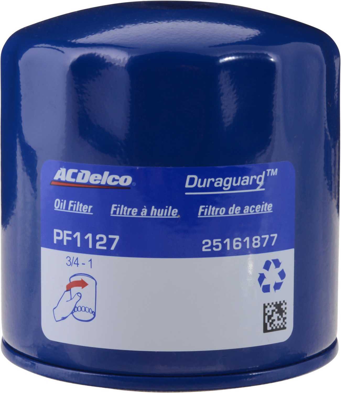 ACDELCO GOLD/PROFESSIONAL - Durapack Engine Oil Filter - Pack of 12 - DCC PF1127F