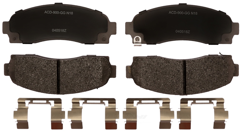 ACDELCO SILVER/ADVANTAGE - Ceramic Disc Brake Pad (Front) - DCD 14D913CH