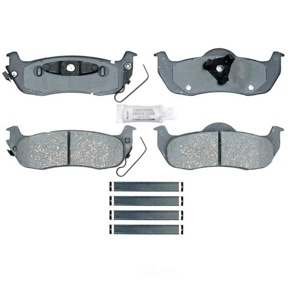 ACDELCO GOLD/PROFESSIONAL BRAKES - Ceramic Disc Brake Pad - ADU - 17d1022ch