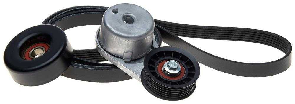 ACDELCO GOLD/PROFESSIONAL - Serpentine Belt Drive Component Kit - DCC - ack060854k1