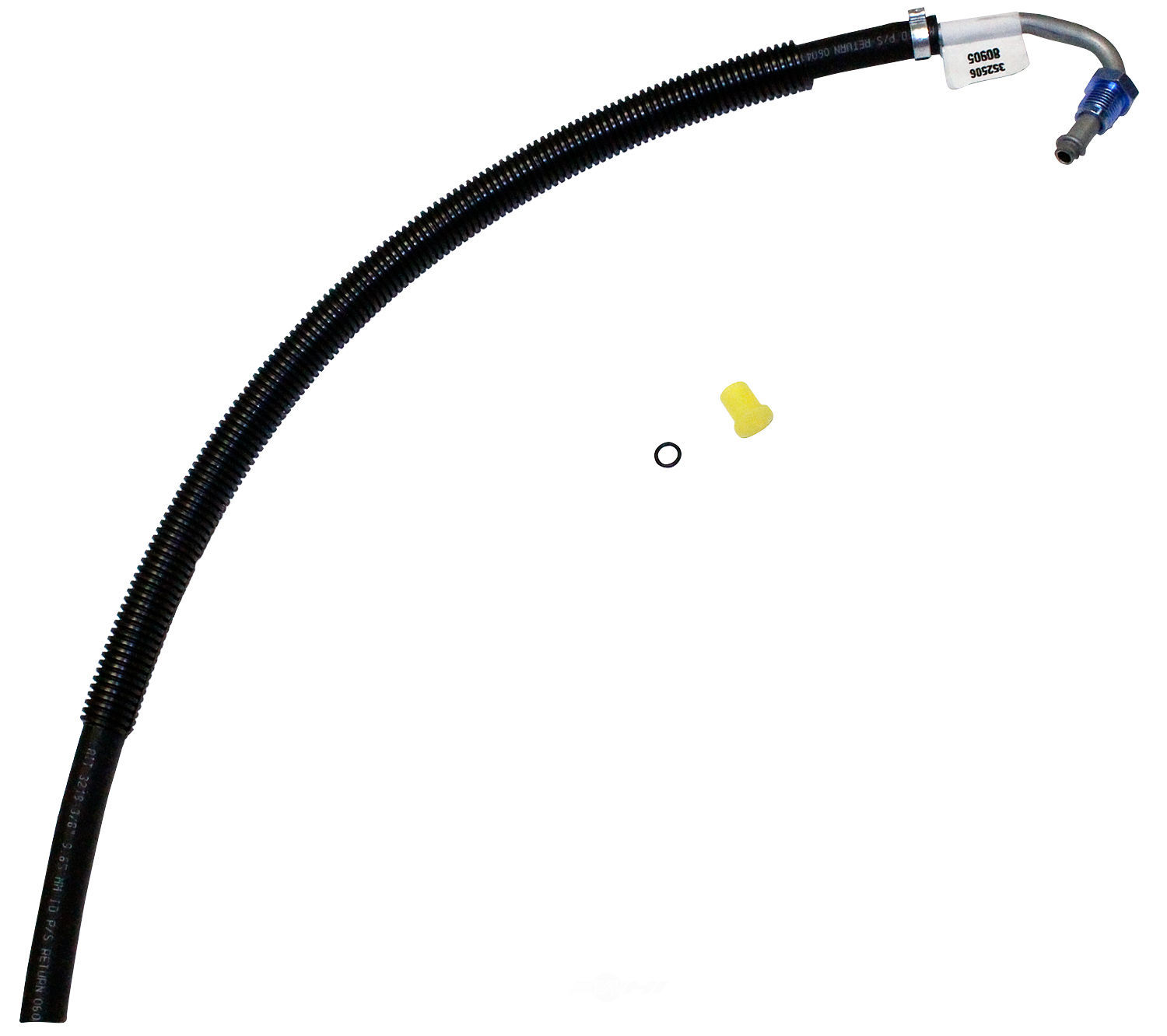 ACDELCO GOLD/PROFESSIONAL - Power Steering Return Line Hose Assembly - DCC - 36-352506