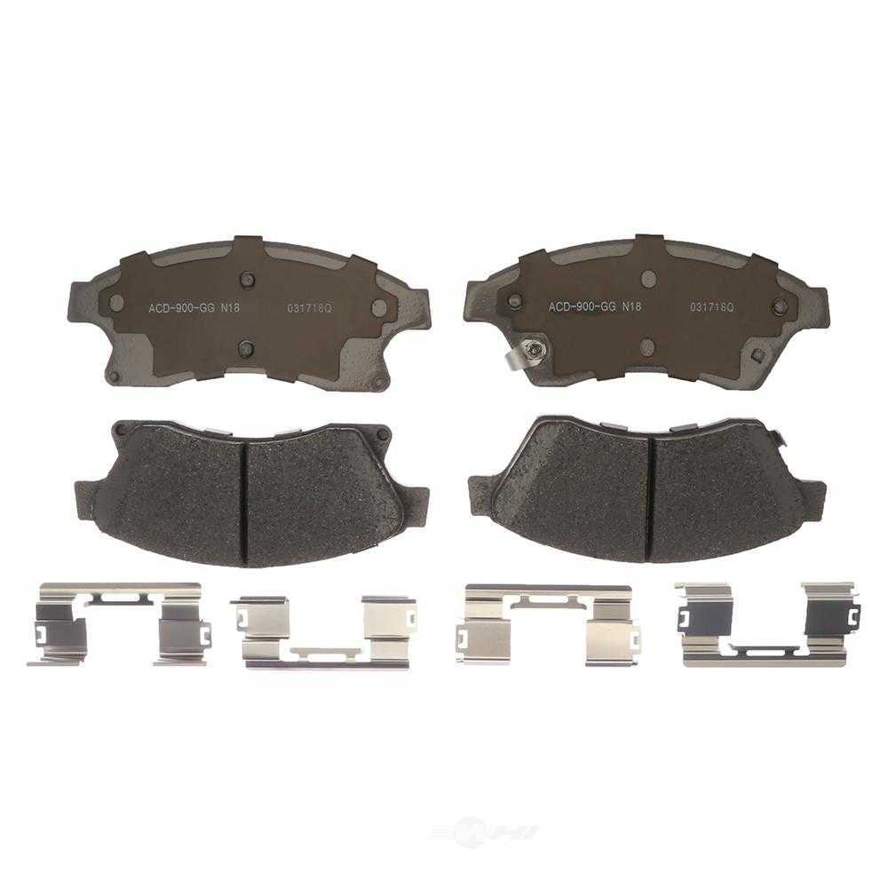 ACDELCO SILVER/ADVANTAGE - Ceramic Disc Brake Pad (Front) - DCD 14D1522CHF1