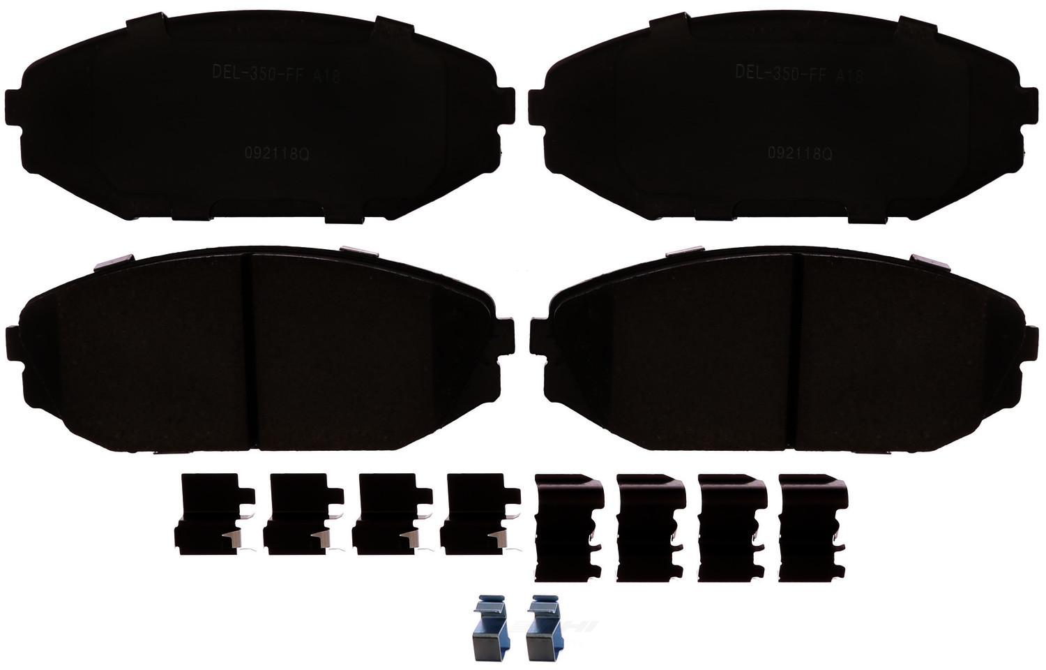 ACDELCO GOLD/PROFESSIONAL BRAKES - Ceramic Disc Brake Pad - ADU - 17d793chf1